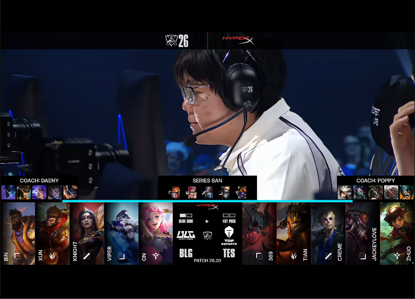 bw必威西汉姆联官方网站 BLG VS TES