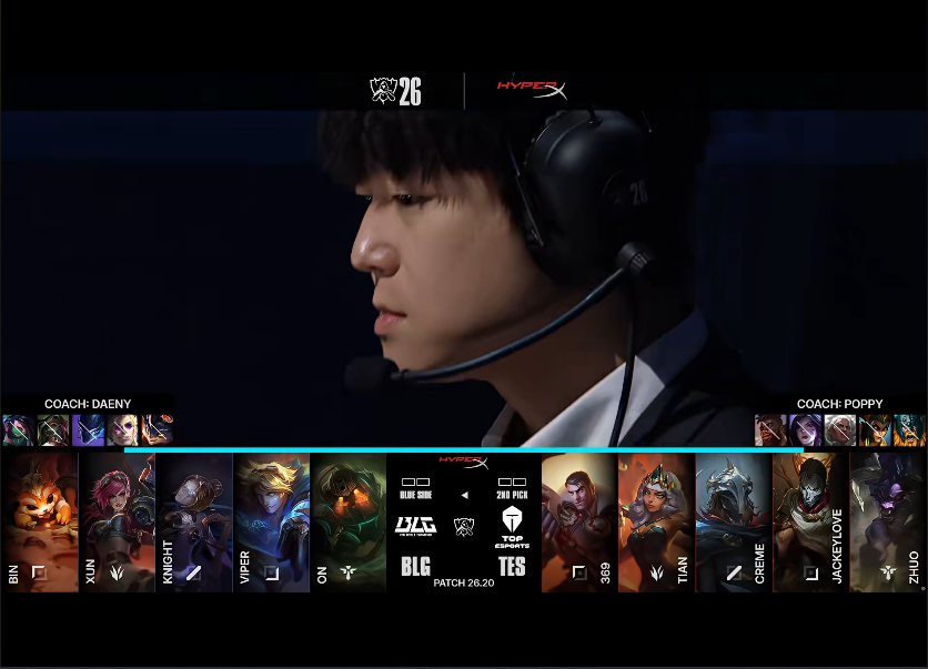 bw必威西汉姆联官方网站 BLG VS TES
